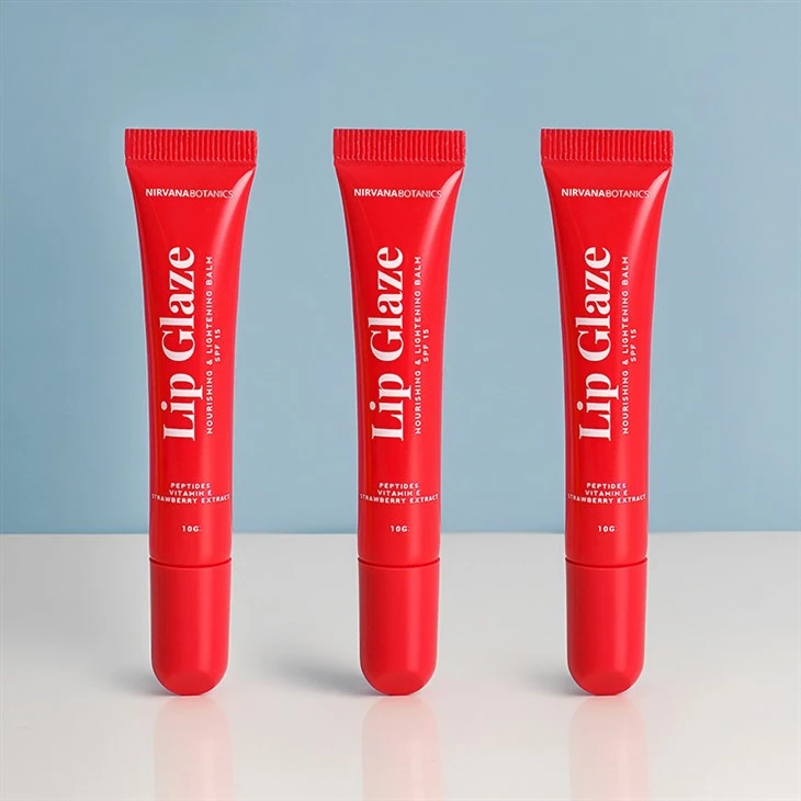 10ml Wholesale Customize Squeeze Tube Unique Mini Round Cosmetic Packaging Lip Gloss Eye Cream Container Plastic Tube