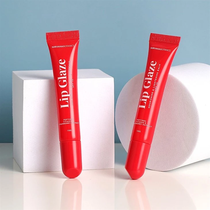 10ml Wholesale Customize Squeeze Tube Unique Mini Round Cosmetic Packaging Lip Gloss Eye Cream Container Plastic Tube