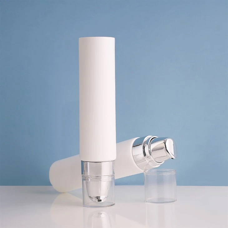 120ml Cosmetics Soft PE Airless Pump Makeup Foundation Sunscreen Tube