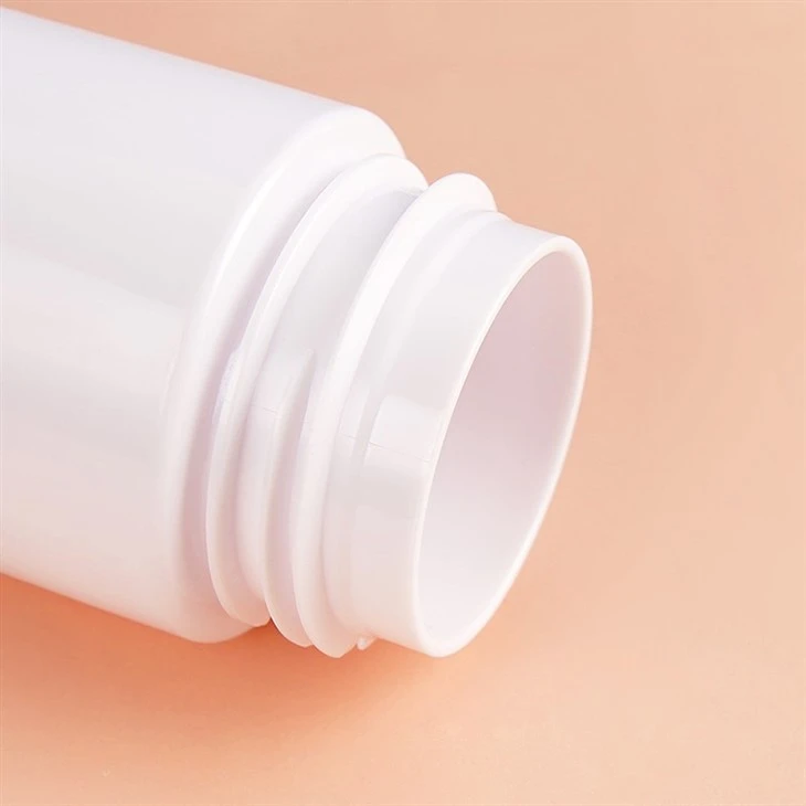 White Plastic Lash Face Cleanser Foam Bottle high quality